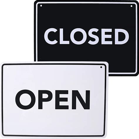 Open Sign Closed Sign Lightweight And Waterproof Store Sign