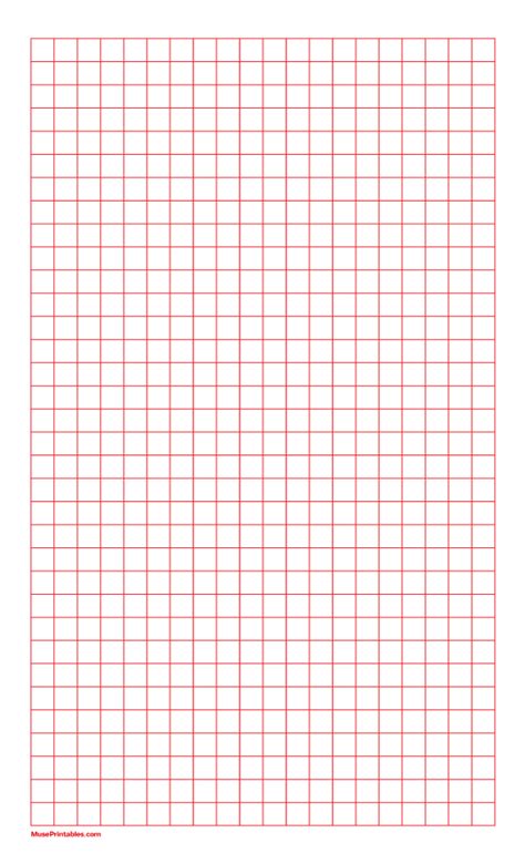 Printable 38 Inch Red Graph Paper For Legal Paper Free