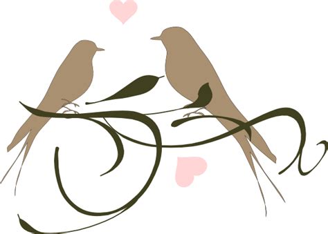 Download Wedding Love Birds Clip Art Clipart | Thread Sketching ...