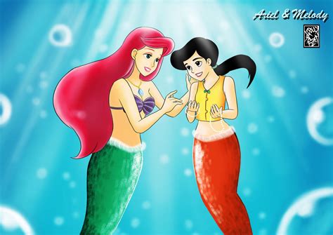 Ariel And Melody By Lovelyfrozen On Deviantart