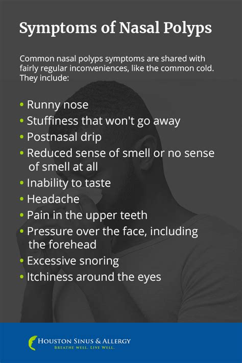 Symptoms Causes Treatment For Nasal Polyps In Houston