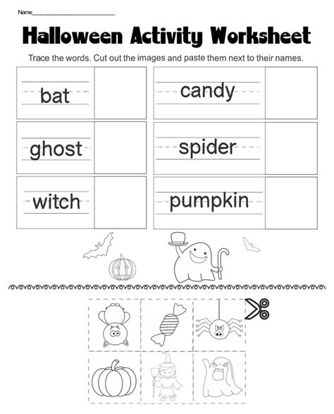 Halloween Worksheets Printable