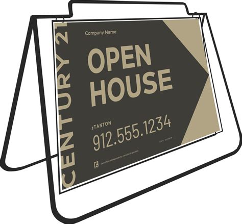 18 X 24 Century 21 Large Arrow Open House Sign Towers Sign Marketing