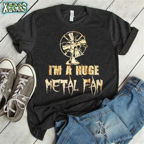 Huge Metal Fan Heavy Metal T Shirt Pun Shirt Dad Jokes Etsy Metal T