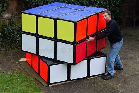 Largest Rubiks Cube World Record Set By Tony Fisher