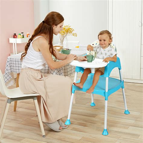 The keekaroo wooden high chair is ideal for a child aged 6 months or older and weighs less than 250 pounds. 3 in 1 Baby High Chair Convertible Table Seat Booster ...