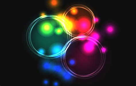 Wallpaper Lights Lights Background Colors Abstract