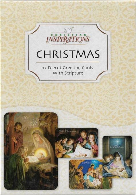 Christmas Cards Christian Boxed 12 Nativity Gloria Online