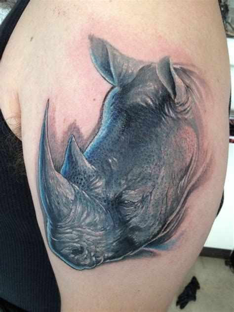 Beautiful Wise Rhino Tattoo For Mans Tattoos Pinterest Tattoo For