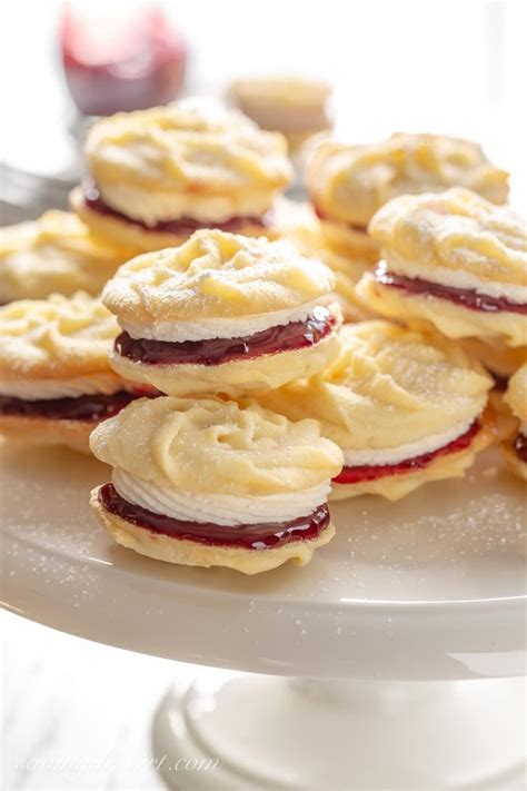 Viennese Whirls Recipe Yummy Cookies Savoury Cake Desserts