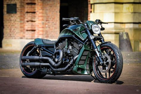 Harley Davidson V Rod Green Poison By Thunderbike Dark Kustom