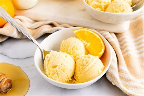 Homemade Orange Creamsicle Ice Cream No Sugar Paleo Dairy Free