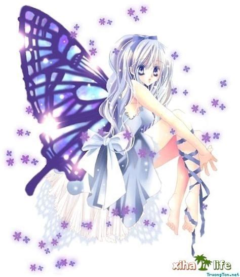 Anime Cute Butterfly Girl Anime Photo 19099515 Fanpop