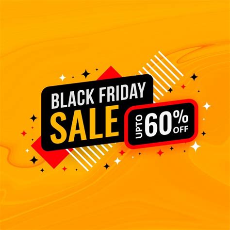 Free Vector Black Friday Sale And Discount Banner Template