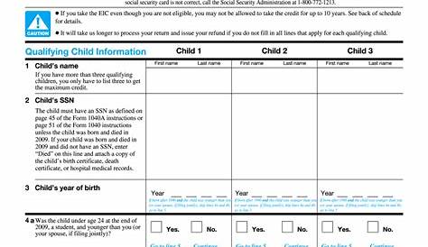 Schedule EIC Form - Fill Out and Sign Printable PDF Template | signNow