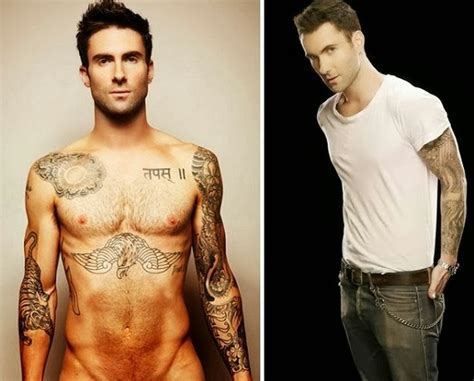 Adam Levine Various Sexy Mag Poses Naked Male Celebrities