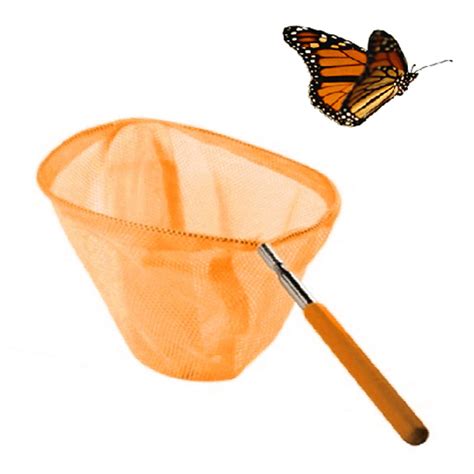 34 Extendable Butterfly Bug Catching Net 8 Round Telescopic Insect
