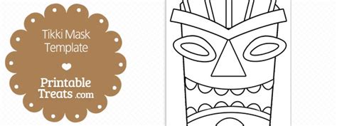 Printable Tiki Mask Template — Printable