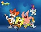 American top cartoons: Spongebob squarepants characters