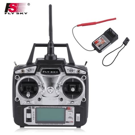 Flysky Fs T6 24ghz 6ch Remote Control Transmitter Receiver Mode 1 Flysky