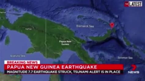 Tsunami Fears As Massive 77 Earthquake Rocks Papua New Guinea Daily Star