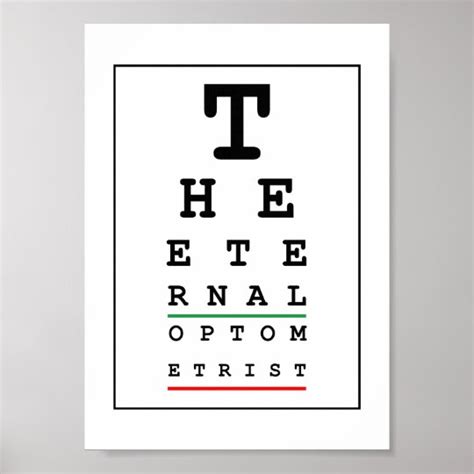 Funny Optician Poster