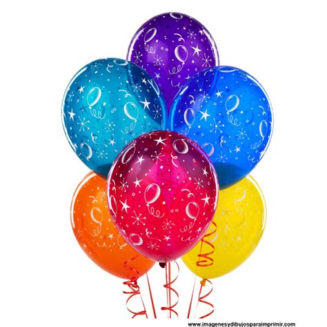 Arriba 99 Foto Imagenes De Globos De Cumpleaños Para Imprimir Lleno