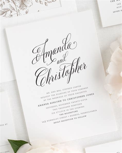 Whether you want your modern invites to have a sophisticated feel, a minimalist design. Rustic Modern Wedding Invitations - Wedding Invitations by ...
