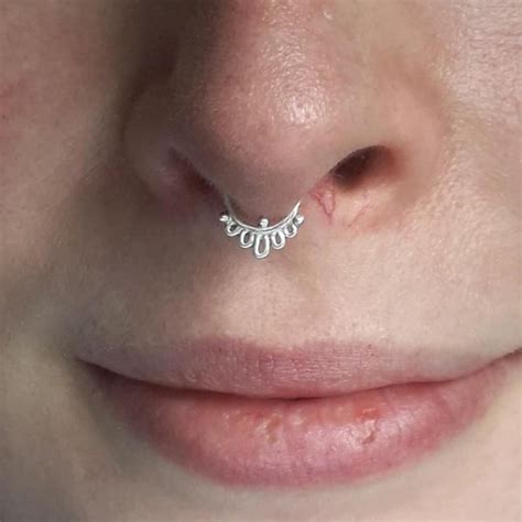 Small Septum Ring Body Jewelry Cute Septum Piercing Tragus Daith Or Cartilage Piercing Ring