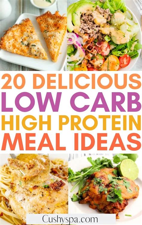 Tasty Low Carb High Protein Meals Cushy Spa
