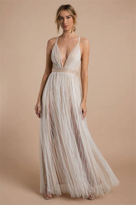 Nude Maxi Dress Tulle Dress Elegant Nude Maxi Dress Tobi Us