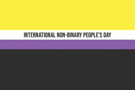 Celebrating International Non Binary Peoples Day Gay Desert Guide