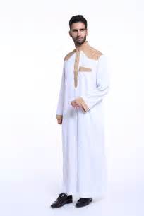 Men Abaya Kaftan Muslim Long Sleeve Dishdasha Thobe Thobe Robe Daffah Clothes Ebay