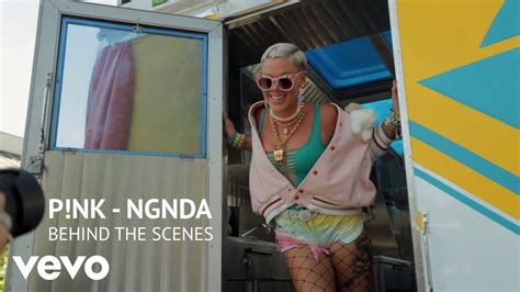 p nk never gonna not dance again behind the scenes youtube