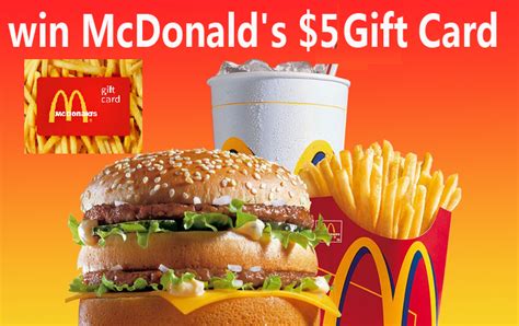 Shop target for a great selection of specialty gift cards. $5 McDonald's Gift Card Instant Win Giveaway - 800 Winners ...