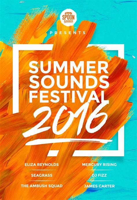 Create A Music Festival Poster Design In Photoshop Music Festival