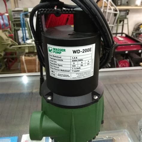Jual Pompa Celup Wasser WD 200 E WD 200E 200 Watt Shopee Indonesia