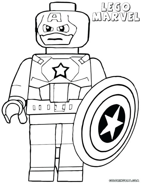 Lego Marvel Avengers Coloring Pages At Free