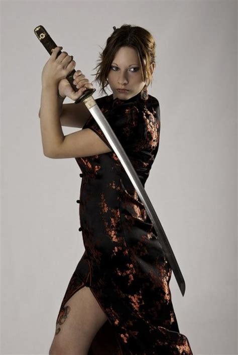hot girl with sword
