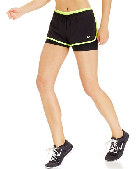 Lyst Nike Full Flex 2 In 1 Dri Fit Compression Shorts In Black
