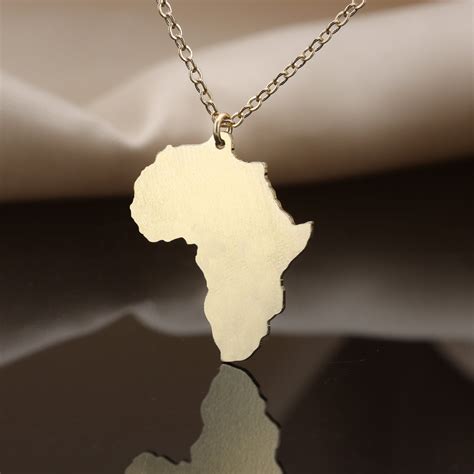 Africa Necklace African Pendant Africa Charm Travel Etsy Australia