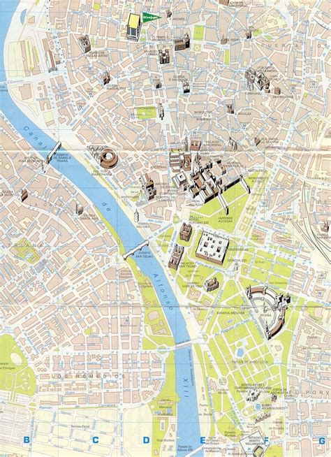Mapa De Sevilla Tamaño Completo