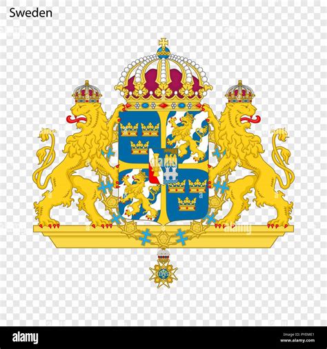 Symbol Of Sweden National Emblem Stock Vector Image And Art Alamy