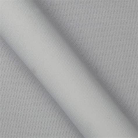 Textile Creations Athletic Mesh Knit White Fabric By The