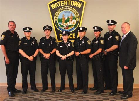 watertown police department welcomes six new officers watertown news