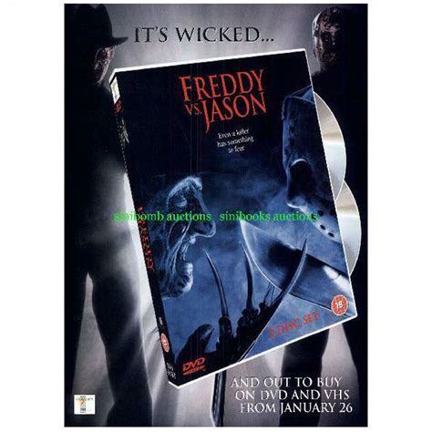 Freddy Vs Jason Movie Film Original Magazine Advert 28013 On Ebid
