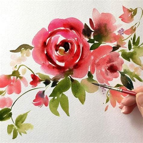 Beautiful Watercolor Flower Painting Ideas Inspiration Brighter