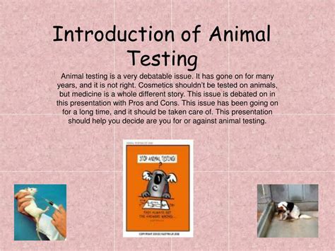 Ppt Animal Testing Powerpoint Presentation Free Download Id1175341
