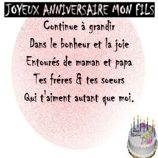 Message Anniversaire Pour Mon Fils Messages Et Sms D Amour