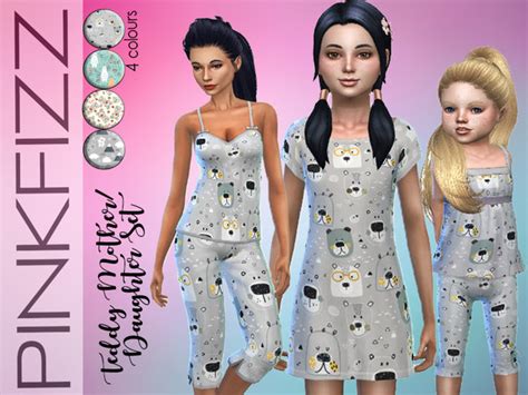 Teddy Motherdaughter Set By Pinkfizzzzz At Tsr Sims 4 Updates